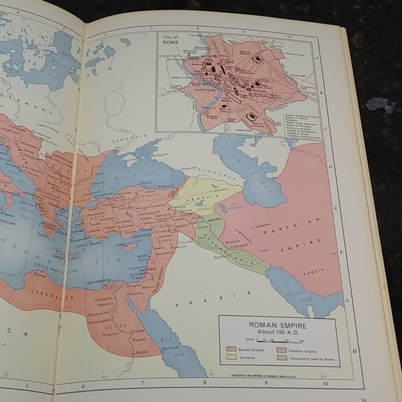 Vintage 1957 Rand McNally Atlas of World History - Picture 10 of 16